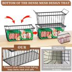 Leak-Proof Stackable Freezer Organizer Bins - 4 Pack