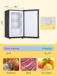 Compact 3.2 Cu.ft Mini Freezer with Removable Shelves
