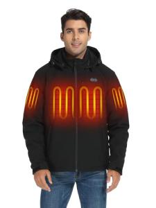 ORORO Men's Heated Jacket with USB-C Battery