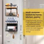 XXL Magnetic Spice Rack with Bamboo Top