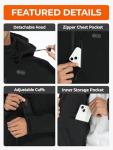 ORORO Men's Heated Jacket with USB-C Battery