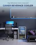 EUHOMY 128 Can Beverage Cooler with Glass Door
