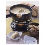 Swissmar Black Ceramic 9-Piece Fondue Set