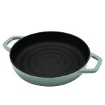 Green Enameled Cast Iron Bread Baking Oven