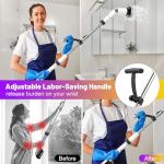 Zordin Cordless Electric Spin Scrubber with 8 Brushes