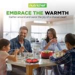 NutriChef 5-Quart Enameled Cast Iron Dutch Oven