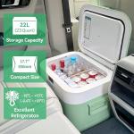 Megiu Portable 12V Car Fridge and Freezer
