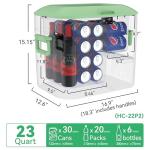 Megiu Portable 12V Car Fridge and Freezer