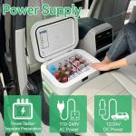 Megiu Portable 12V Car Fridge and Freezer
