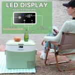 Megiu Portable 12V Car Fridge and Freezer