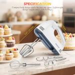 WADODO 200W 7-Speed Electric Hand Mixer
