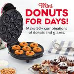Dash Mini Donut Maker for Breakfast and Snacks