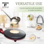 Moss & Stone 8-Inch Electric Crepe Maker