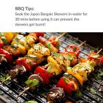BBQ Bamboo Skewers for Grilling - 75pcs