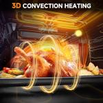 24-Inch Electric Wall Oven with 10 Cooking Functions