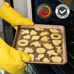 NutriChef XL Nonstick Cookie Sheets - 2 Pack