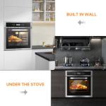 24-Inch Electric Wall Oven with 10 Cooking Functions