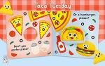 Taco Tuesday Finger Puppet Book for Kids