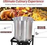 36QT Propane Deep Fryer for Outdoor Cooking