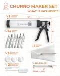 Churro Maker and Icing Gun with 24 Tips