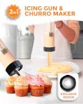 Churro Maker and Icing Gun with 24 Tips