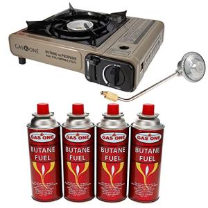 Portable Dual Fuel Camping Stove with Case