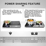 Duxtop 1800W Double Induction Cooktop Burner