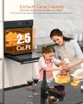 24" Electric Wall Oven with 8 Cooking Functions