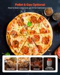 VEVOR 12-Inch Dual Fuel Outdoor Pizza Oven