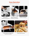 VEVOR 12-Inch Dual Fuel Outdoor Pizza Oven