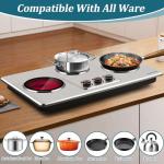 Cusimax Infrared Triple Burner Electric Hot Plate