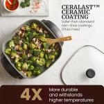 Elite Gourmet Deep Dish Electric Skillet, Non-stick