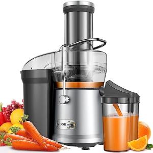 GDOR 1200W Dual Speed Juicer with Wide Chute