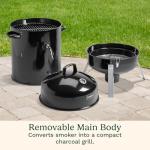 Cuisinart 18" Vertical Charcoal Smoker with Thermometer