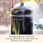Cuisinart 18" Vertical Charcoal Smoker with Thermometer