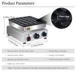 Mini Pancake Maker for 25 Perfect Dutch Pancakes