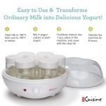 Euro Cuisine YM100 Electric Yogurt Maker with Jars