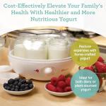 Euro Cuisine YM100 Electric Yogurt Maker with Jars