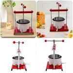 Heavy Duty Manual Fruit Press for Juice and Wine