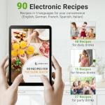 AMZCHEF Cold Press Slow Juicer with Reverse Function