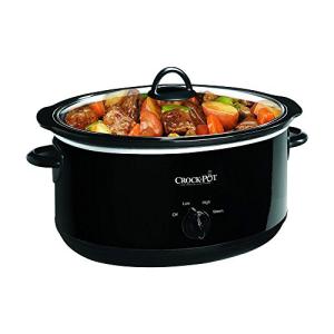 8-Quart Manual Slow Cooker in Black