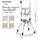 VEVOR Heavy Duty Stainless Steel Vegetable Chopper