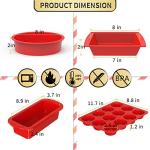 Silicone Baking Pans Set - 5-Piece Nonstick