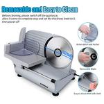 CUSIMAX Electric Meat Slicer with Stainless Steel Blades