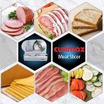 CUSIMAX Electric Meat Slicer with Stainless Steel Blades