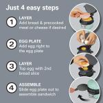 Hamilton Beach Breakfast Sandwich Maker with Egg Cooker
