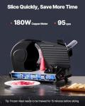 VEVOR 7.5-Inch Electric Meat Slicer for Home Use