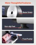 VEVOR 7.5-Inch Electric Meat Slicer for Home Use