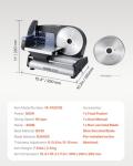 VEVOR 7.5-Inch Electric Meat Slicer for Home Use