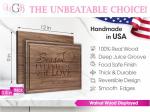 Custom Engraved Cutting Board for Couples or Families